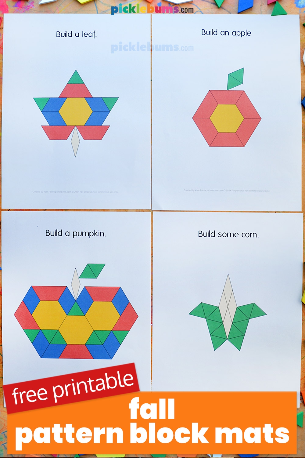 Pattern Blocks Free Printable
