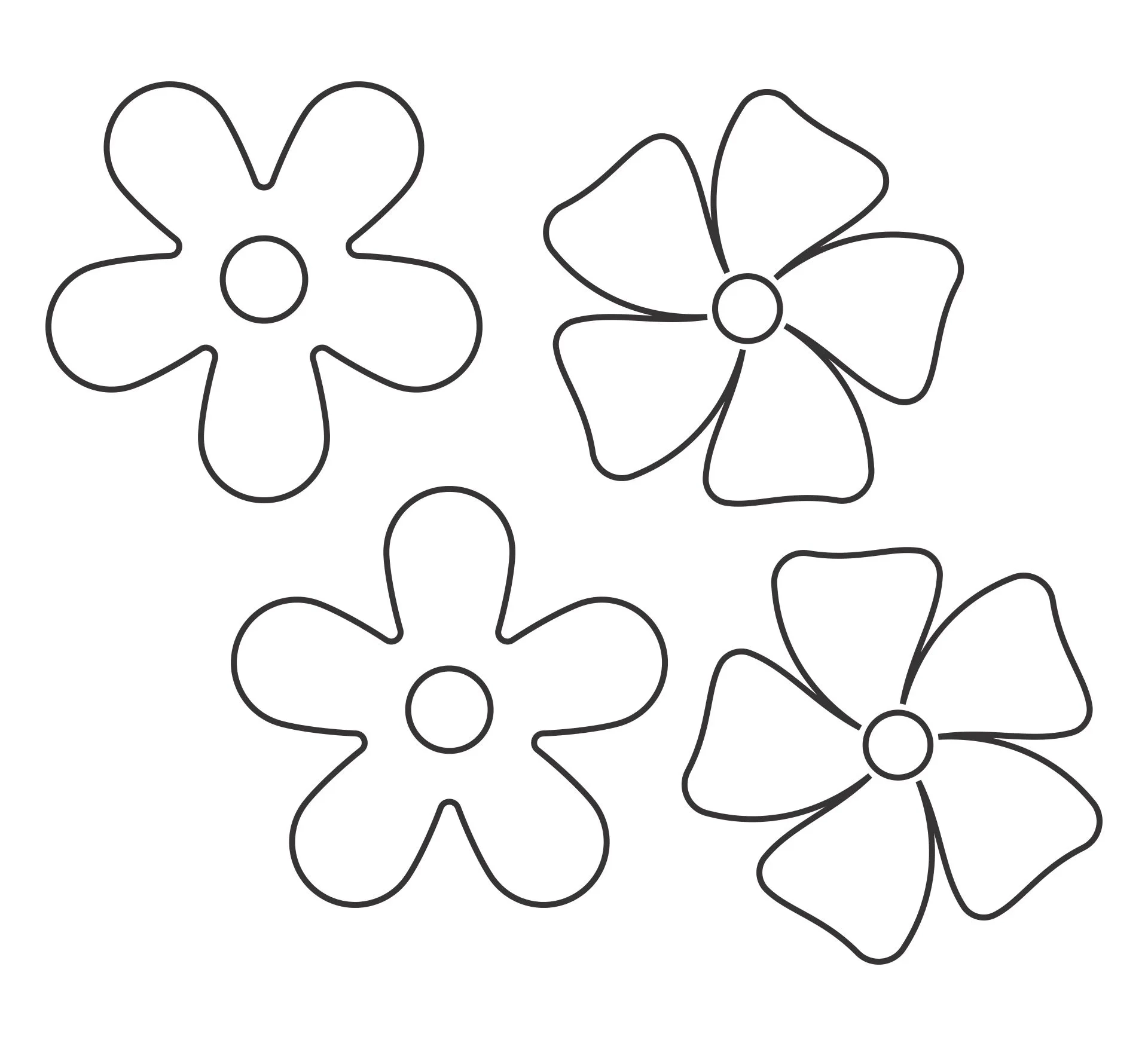 Flower Printable Template