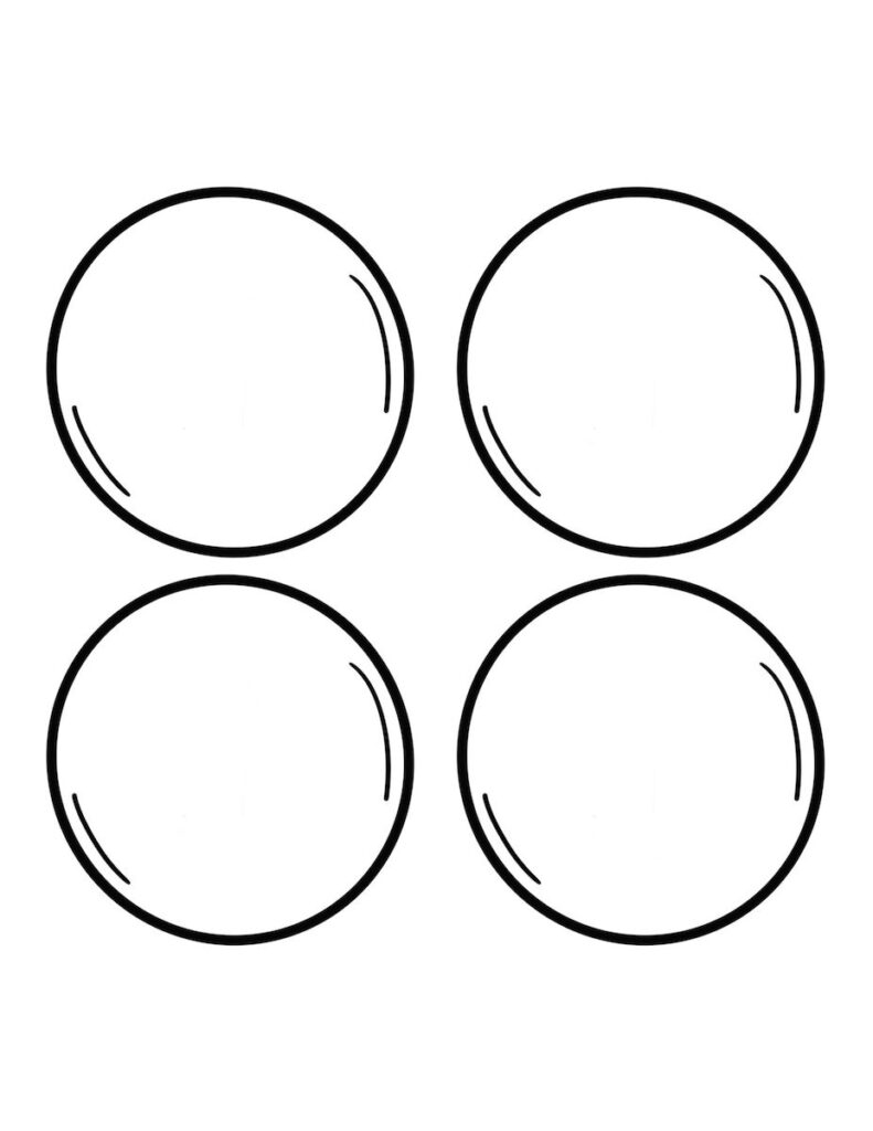 Coin Template Printable