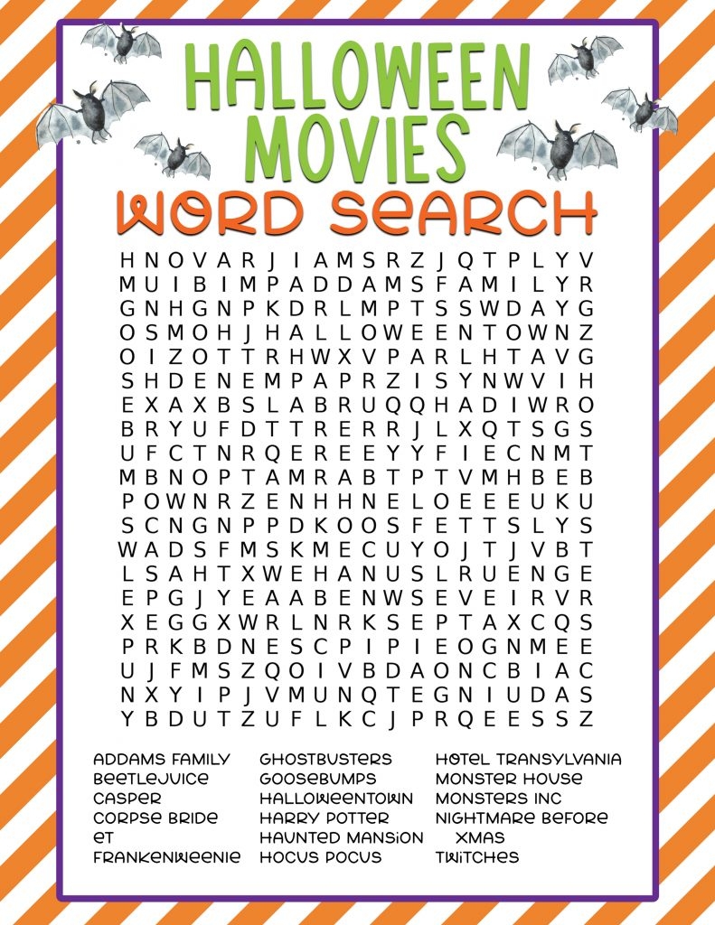 Free Printable Halloween Puzzles For Adults