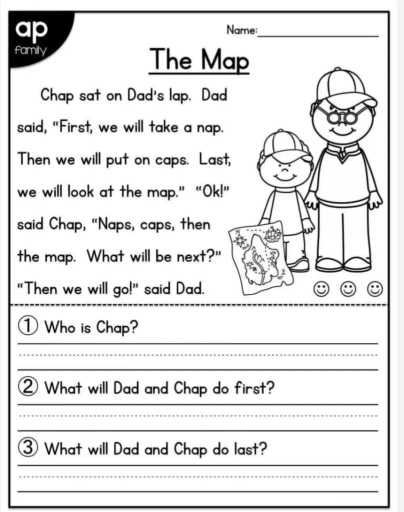 Easy Reading Printable Worksheets
