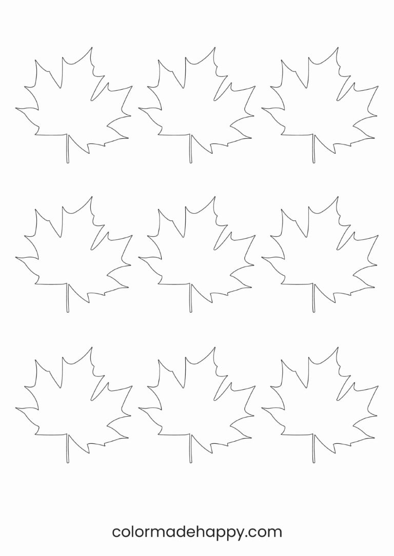 Leaf Templates Printable