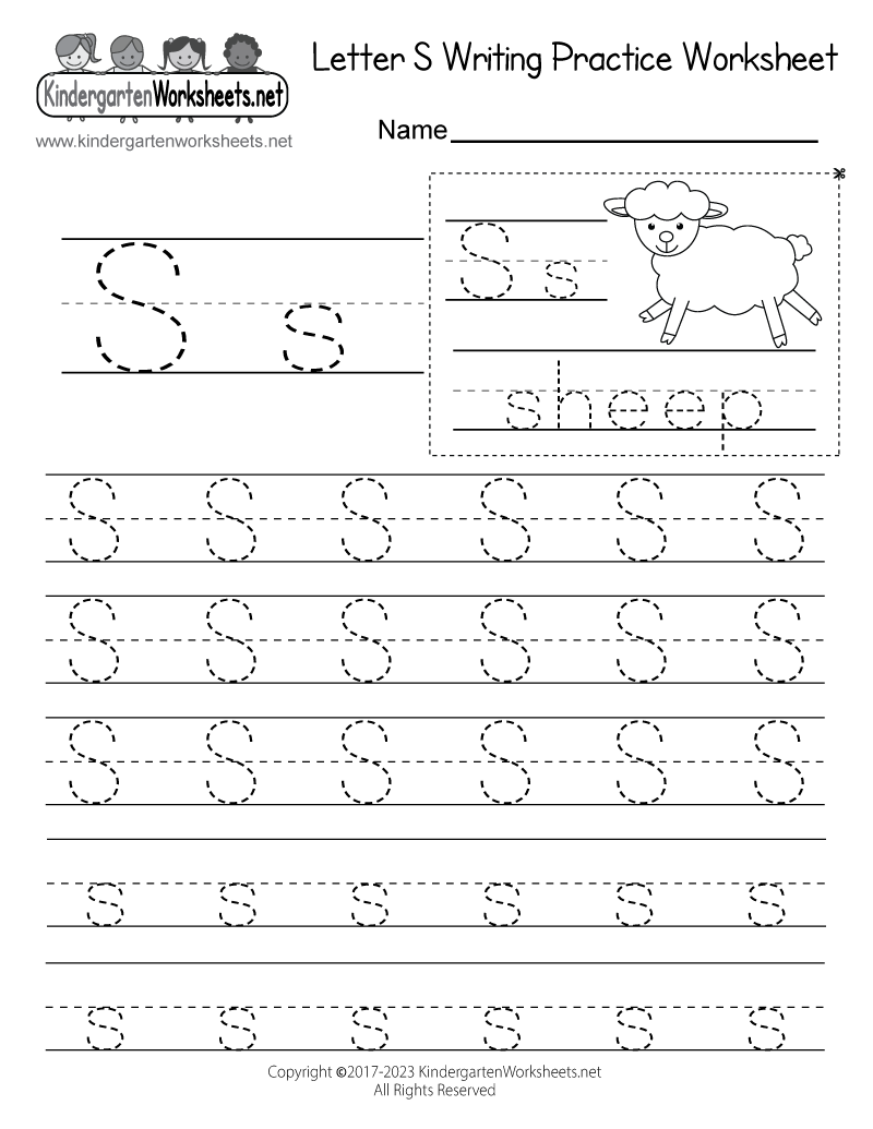 Letter S Worksheets For Preschool Printables
