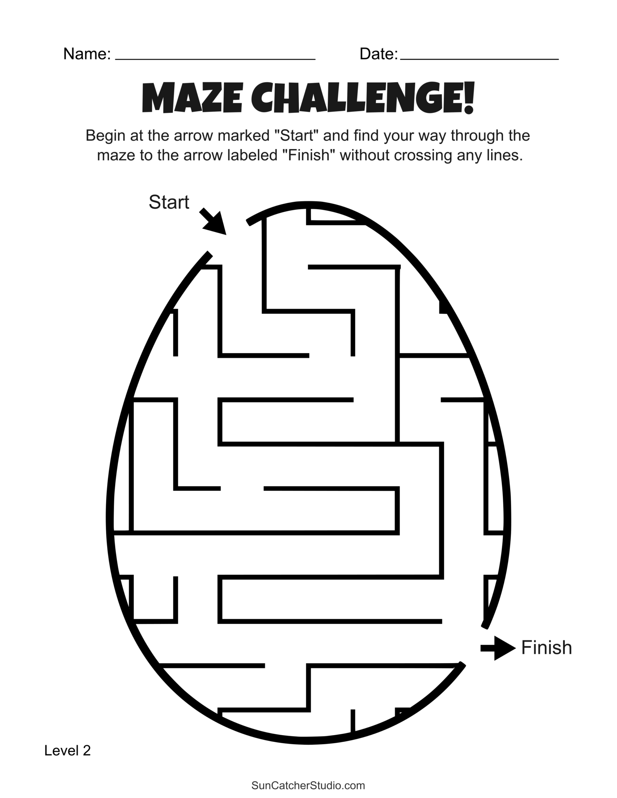 Printable Maze Puzzles