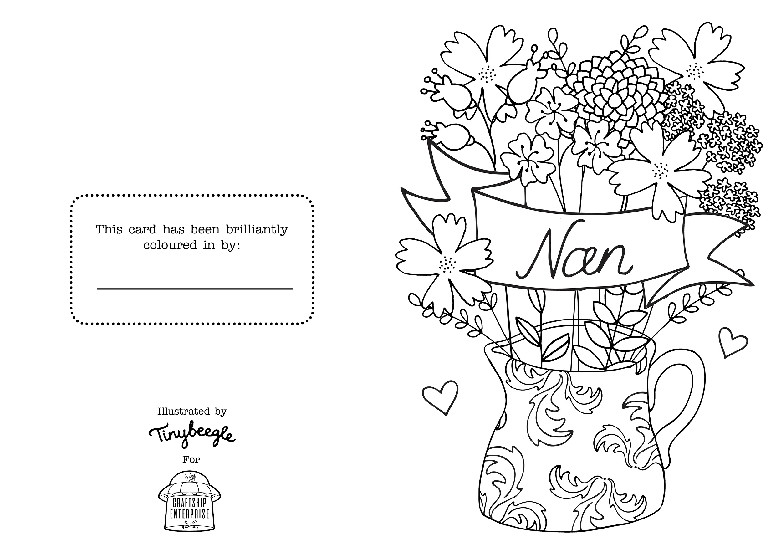 FREE Printable Mother s Day Colouring Cards Made In Ashford