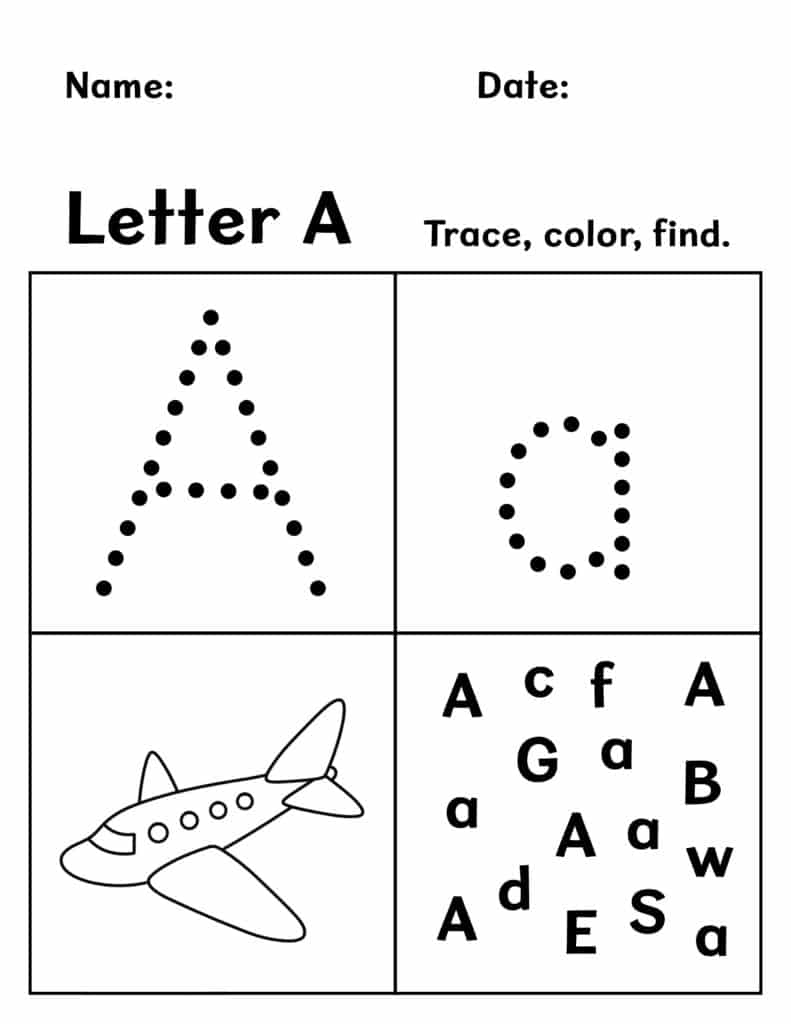 Free Printable Pre K Worksheets Free Download