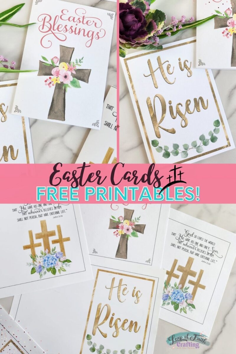 FREE Printable Religious Easter Card 3 Designs Leap Of Faith 
