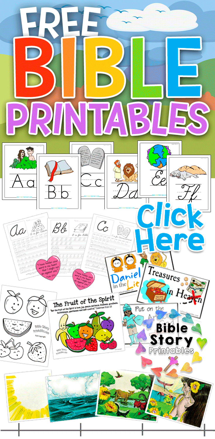 Free Printable Bible Worksheets For Preschool
