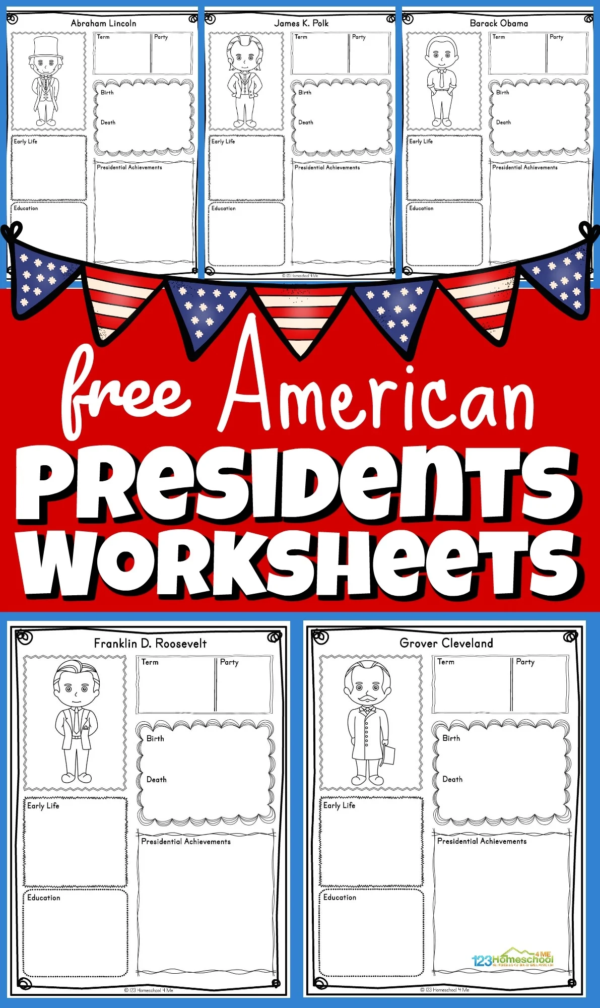 Printable Presidents Day Worksheets