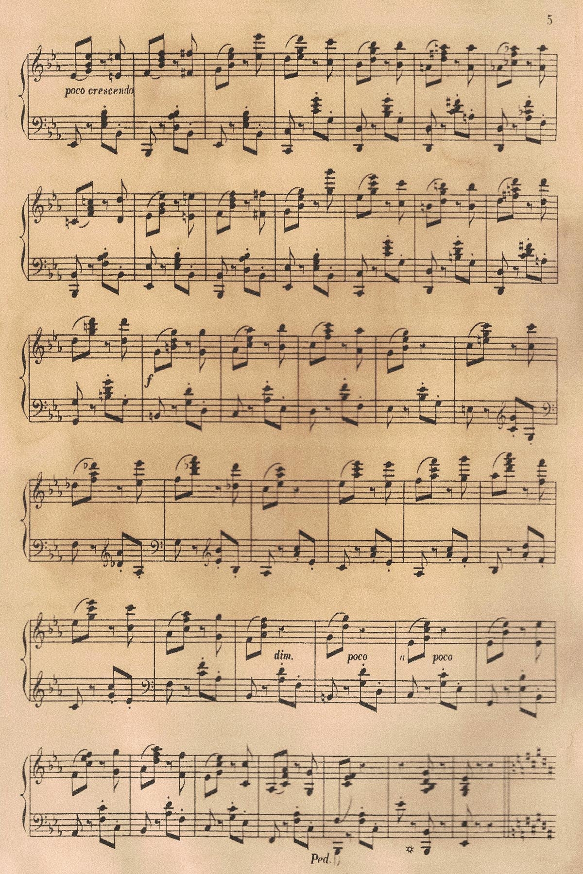 Free Printable Vintage Sheet Music With Digital Collage Sheets 