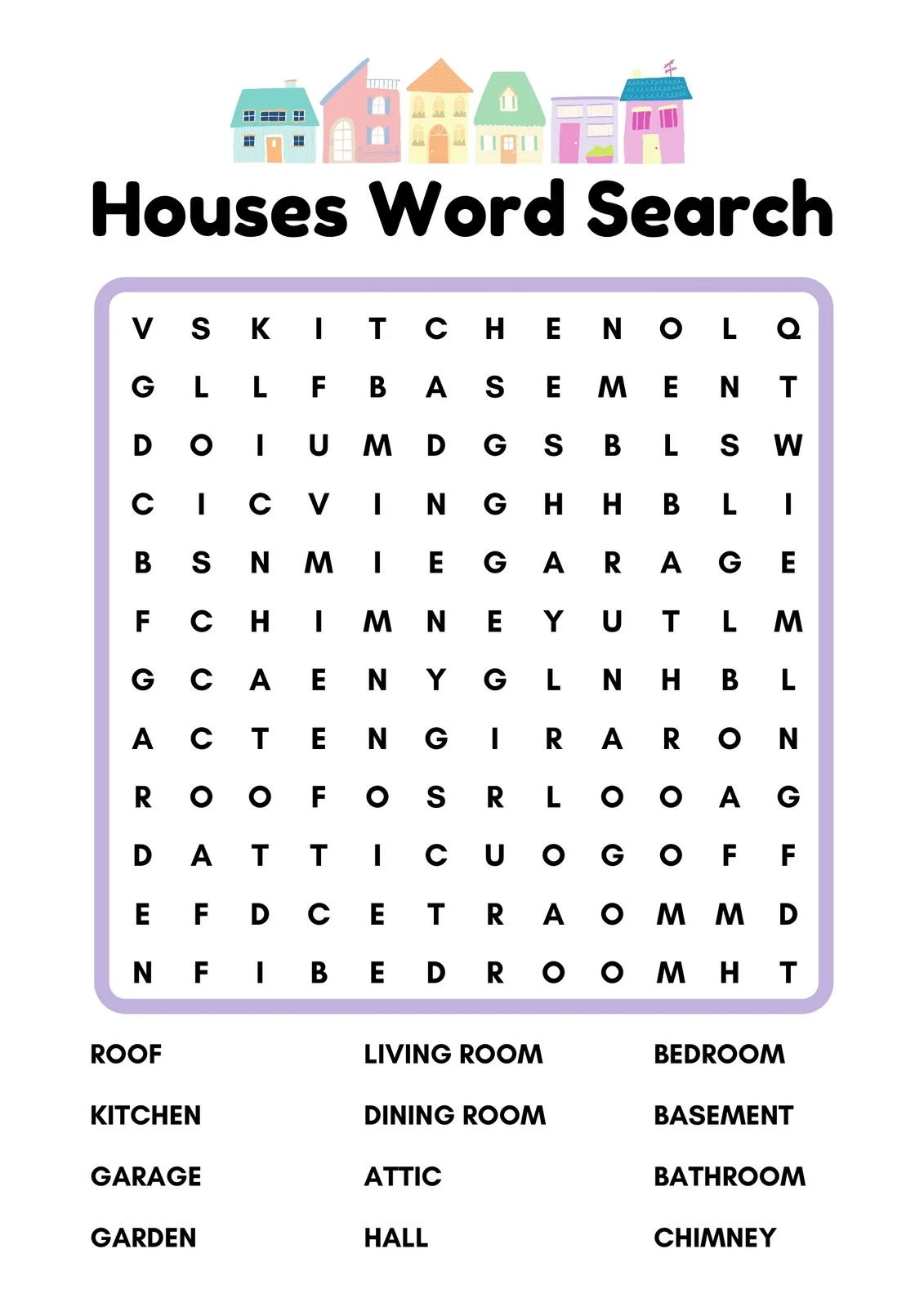 Printable Puzzles Word Search Worksheets Free