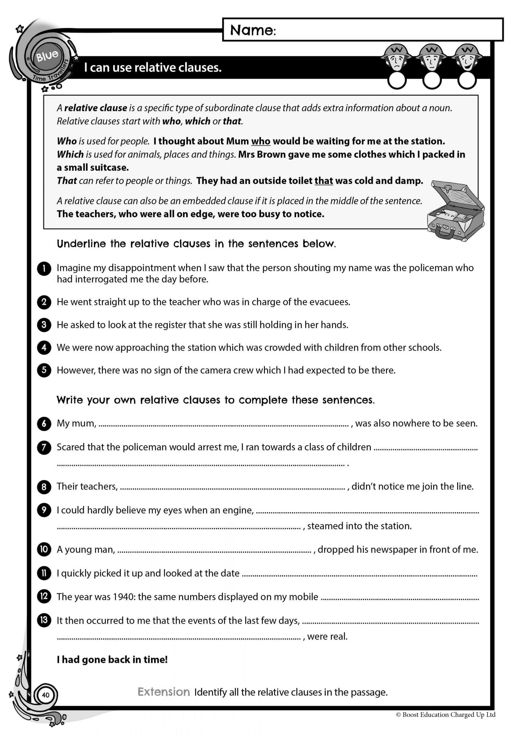 Free Printable Worksheets To Download UK Boost Education