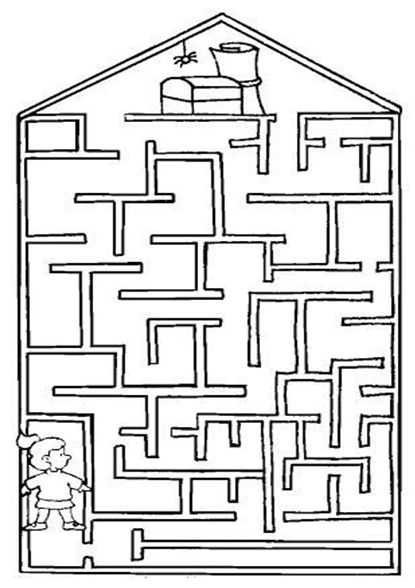 Free Simple Maze Printables For Preschoolers And Kindergartners 