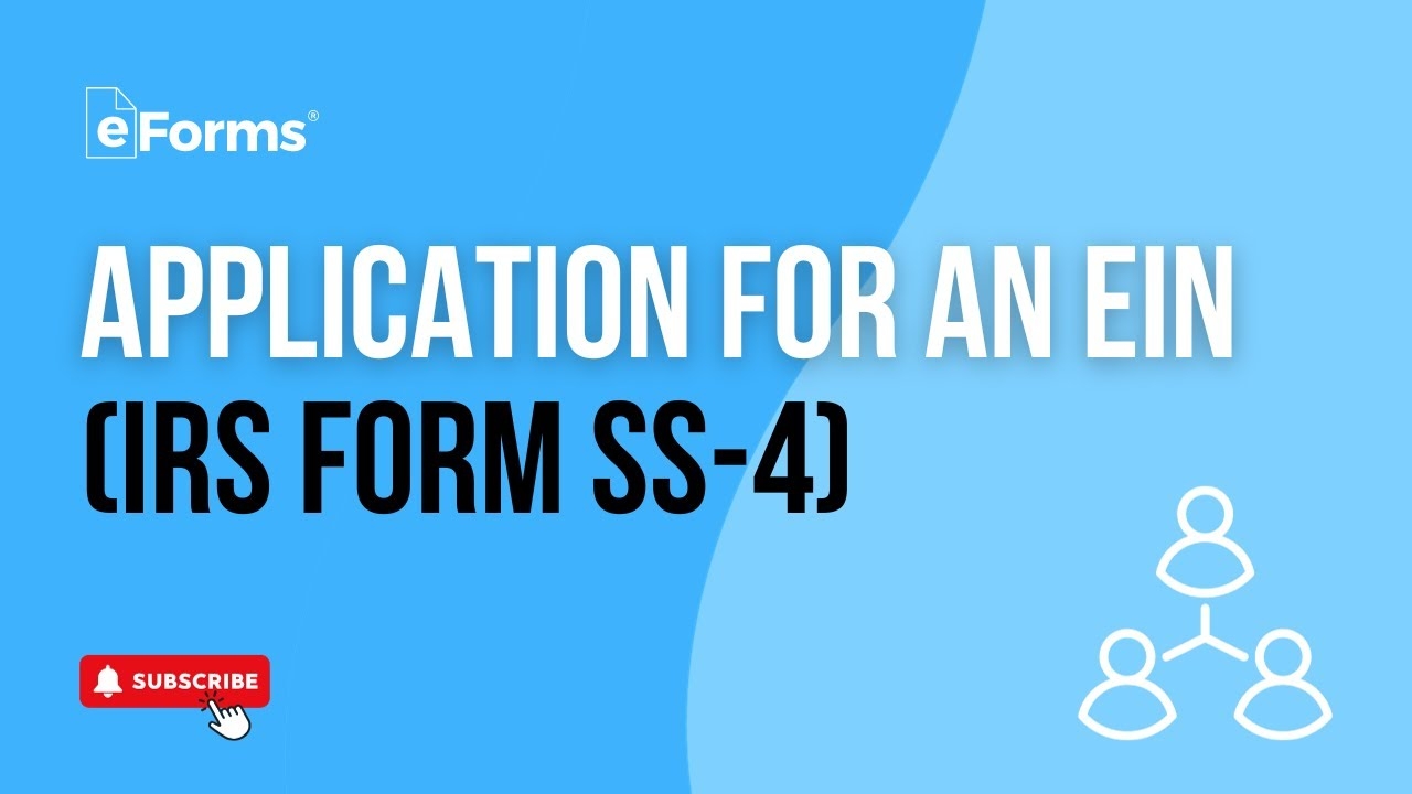 Free SS 4 Application For Employer Identification Number PDF 