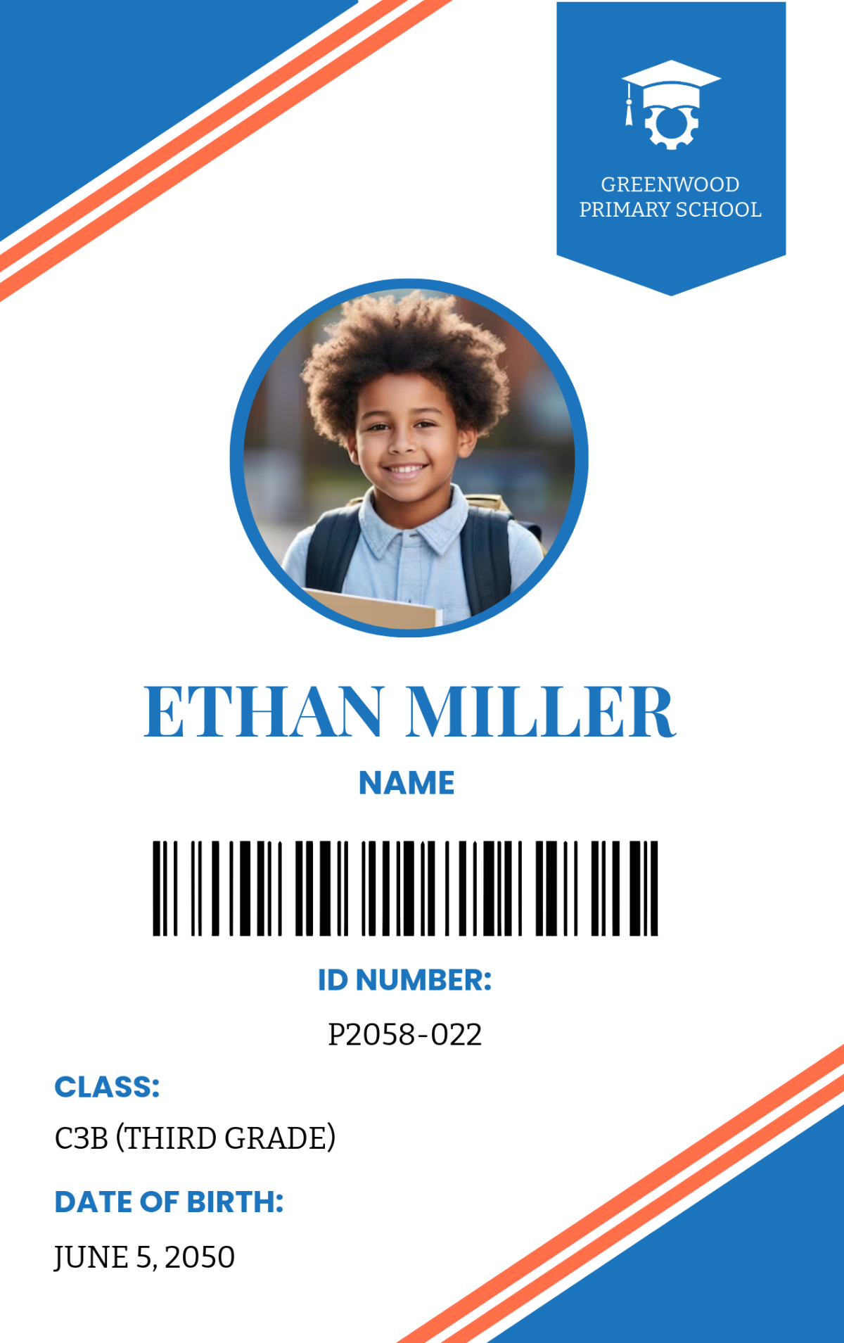 Free Student Id Card Templates Editable And Printable