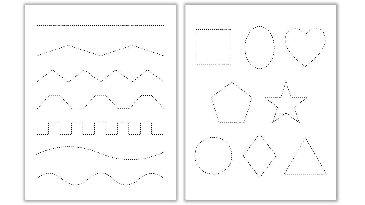 Free Printable Tracing Worksheets Preschool