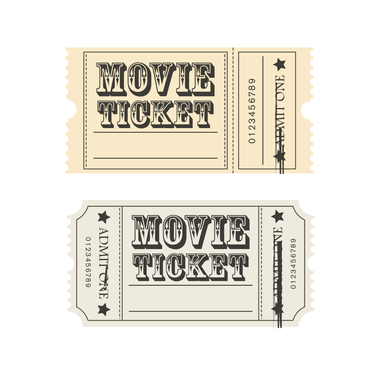 Free Movie Ticket Templates Printable
