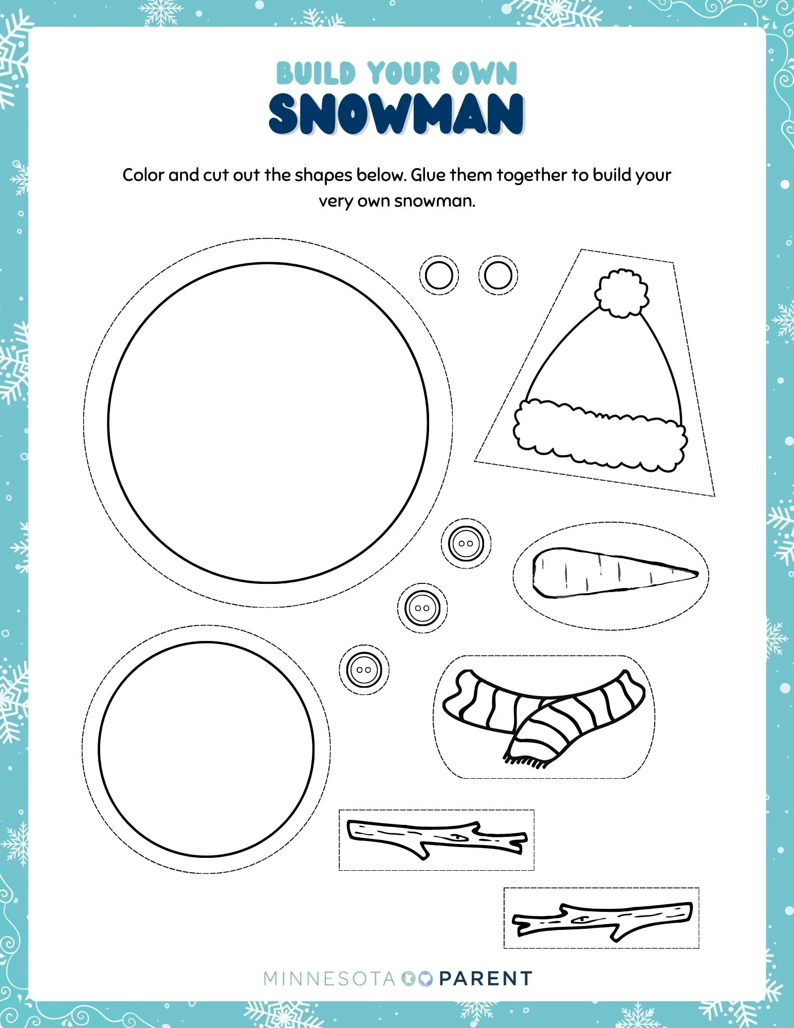 Free Printable Winter Worksheets For Kids