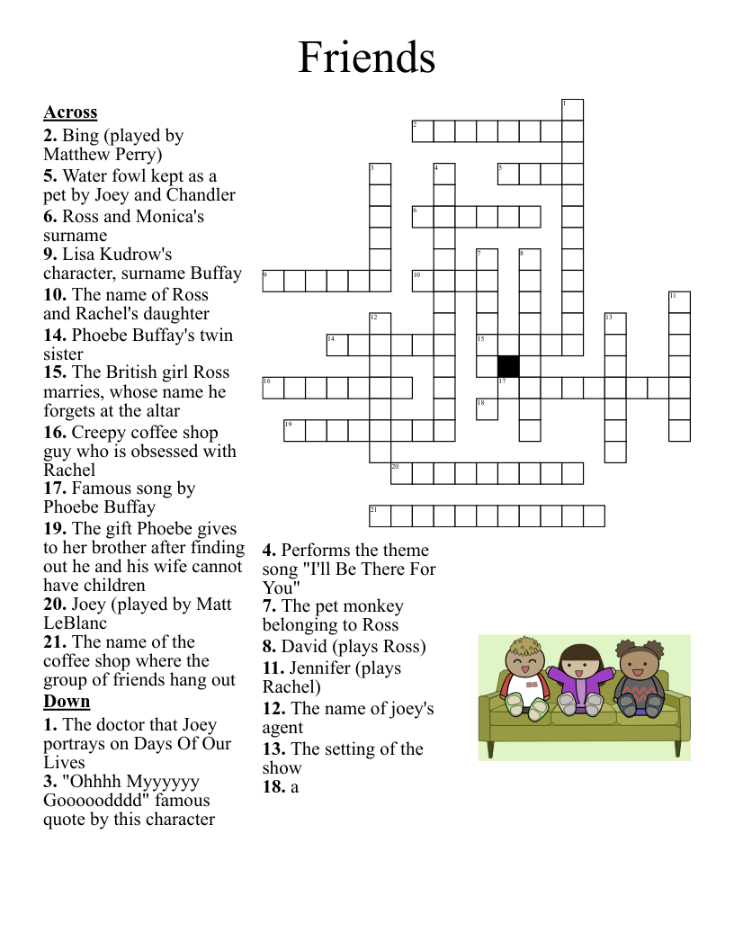 Crossword Puzzles Printable Tv Shows