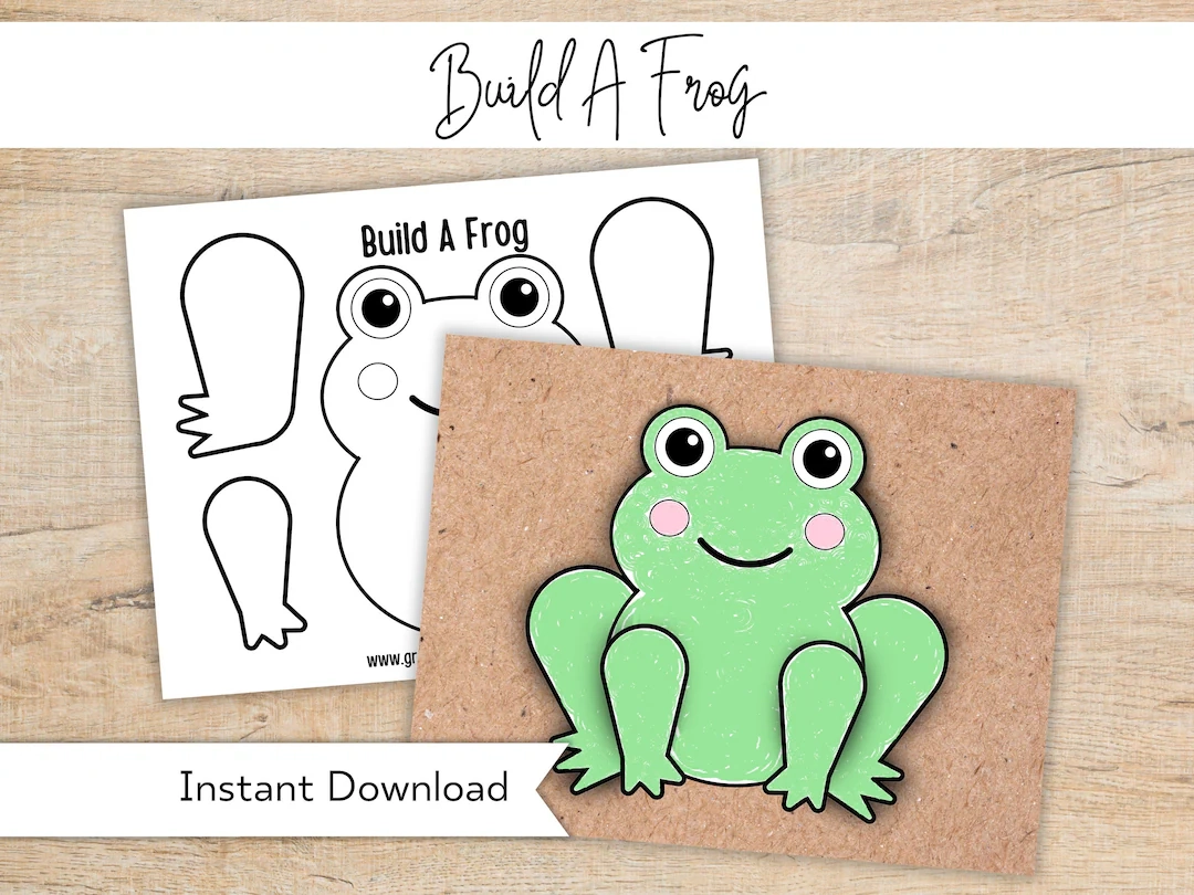 Frog Template Printable