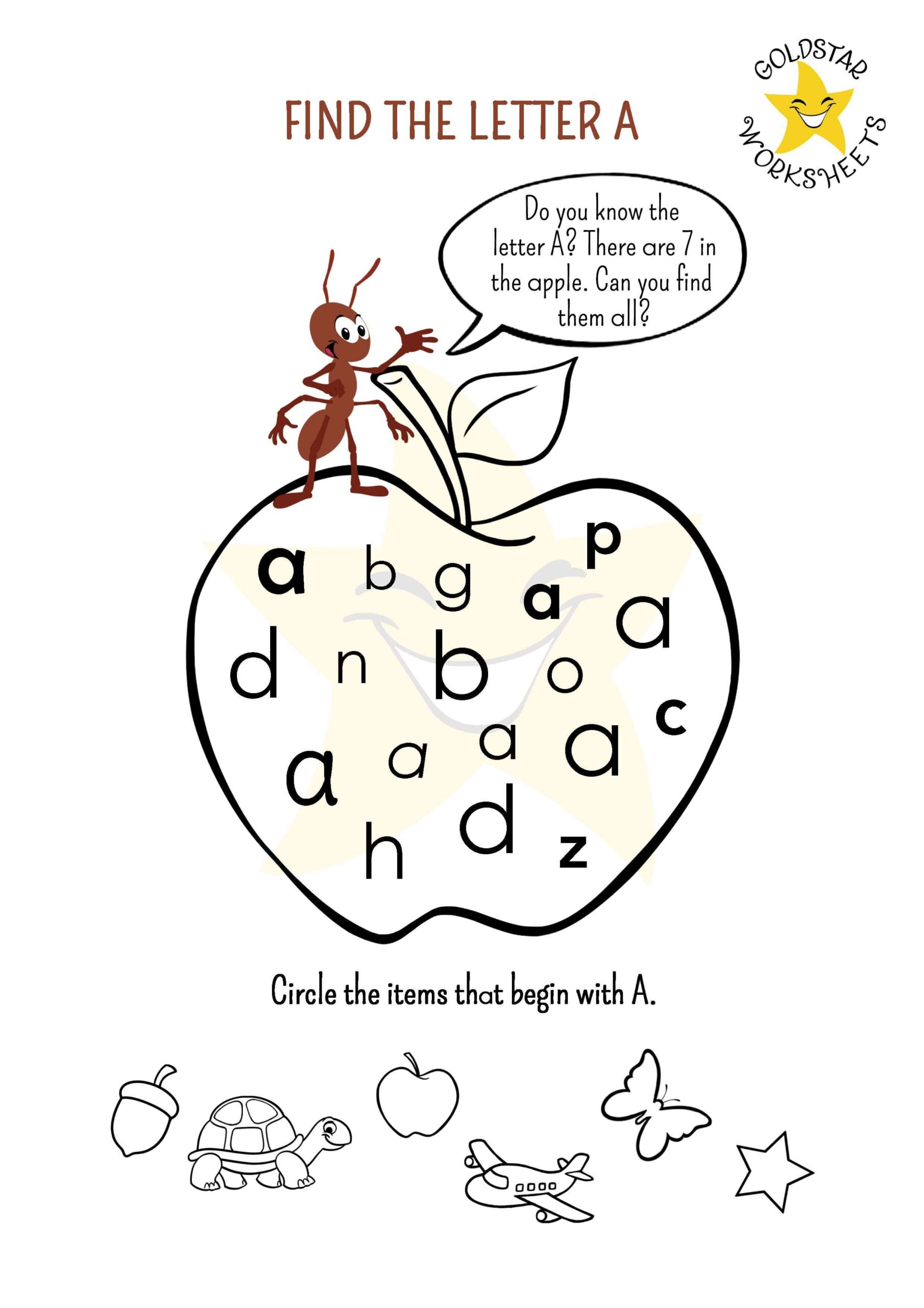 Find The Letter Free Printable