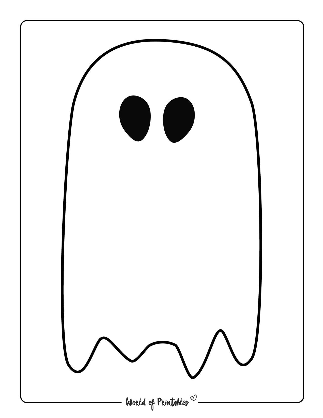 Free Printable Ghost Template Printable