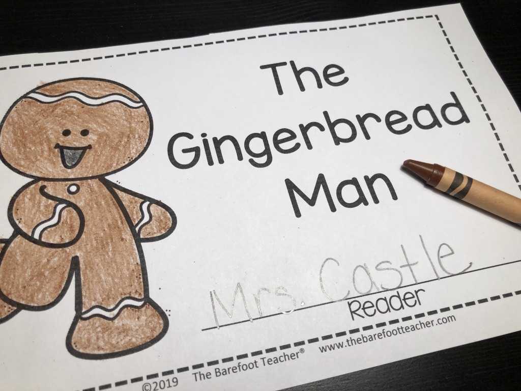 Gingerbread Man Emergent Readers Scented Play Dough Gifts Crafts 