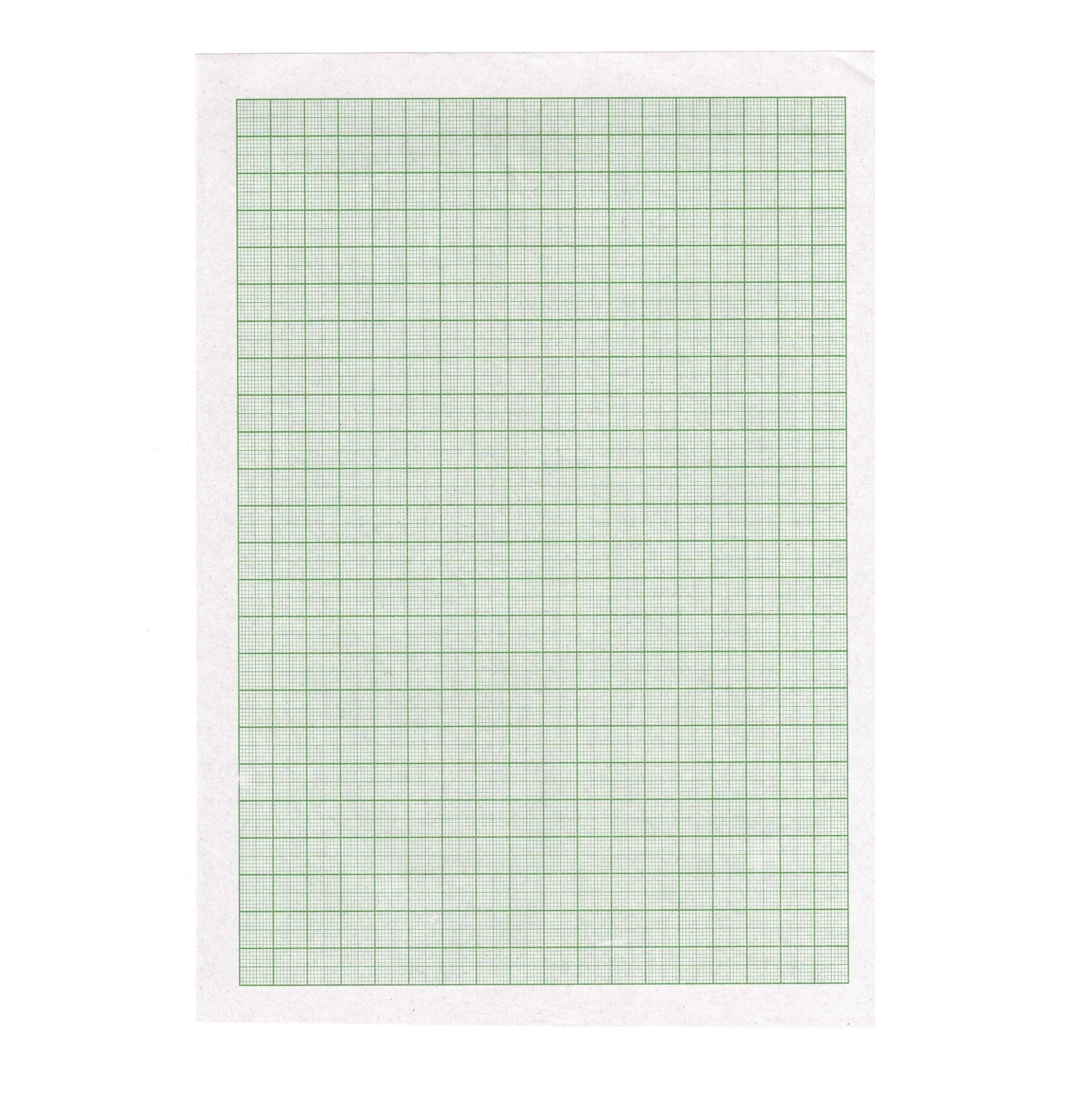 Graphing Paper Printable Green