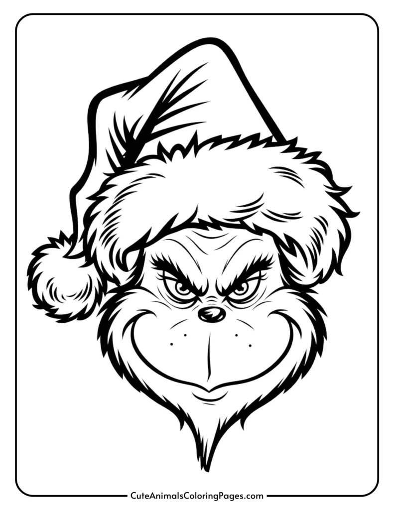 Free Grinch Coloring Sheets Printable