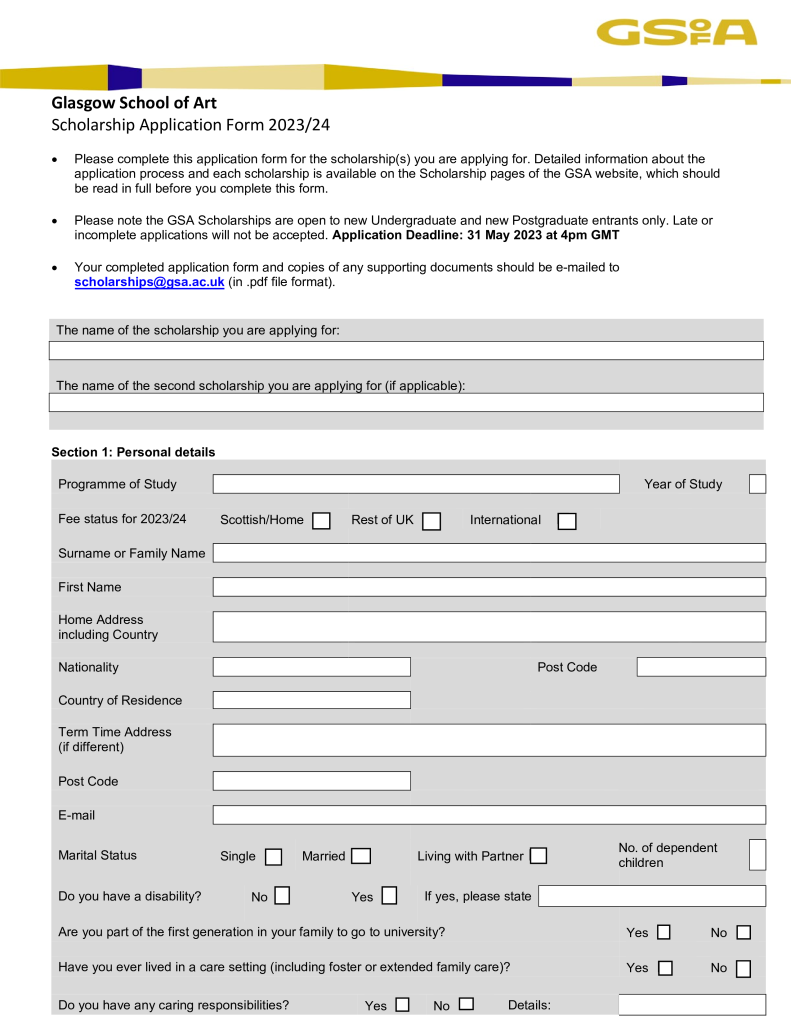 Ucas Application Form 2023 Pdf