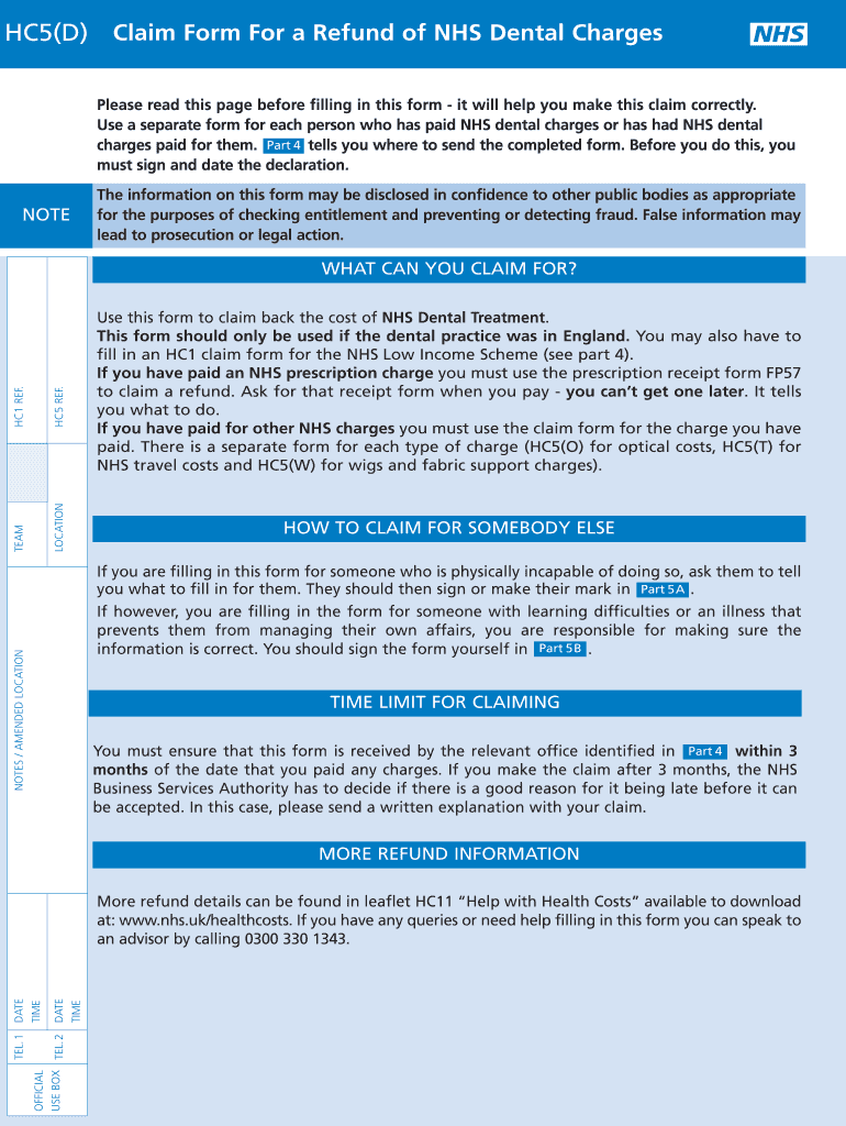Hc5 Form Fill Out amp Sign Online DocHub