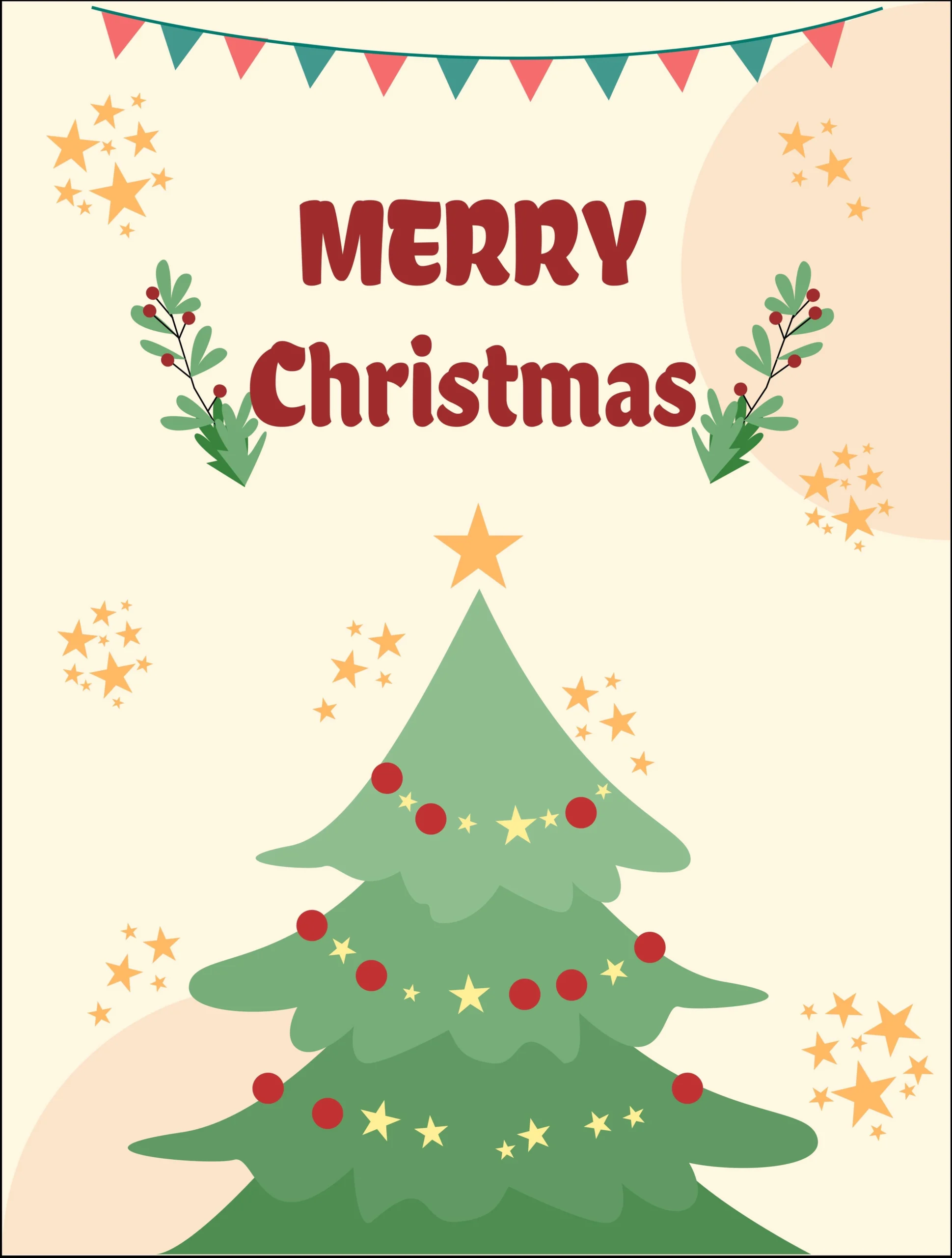 Christmas Card Templates Free Printable