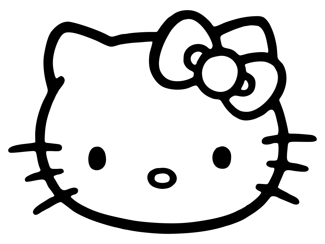 Hello Kitty Face 20 Free PDF Printables Printablee