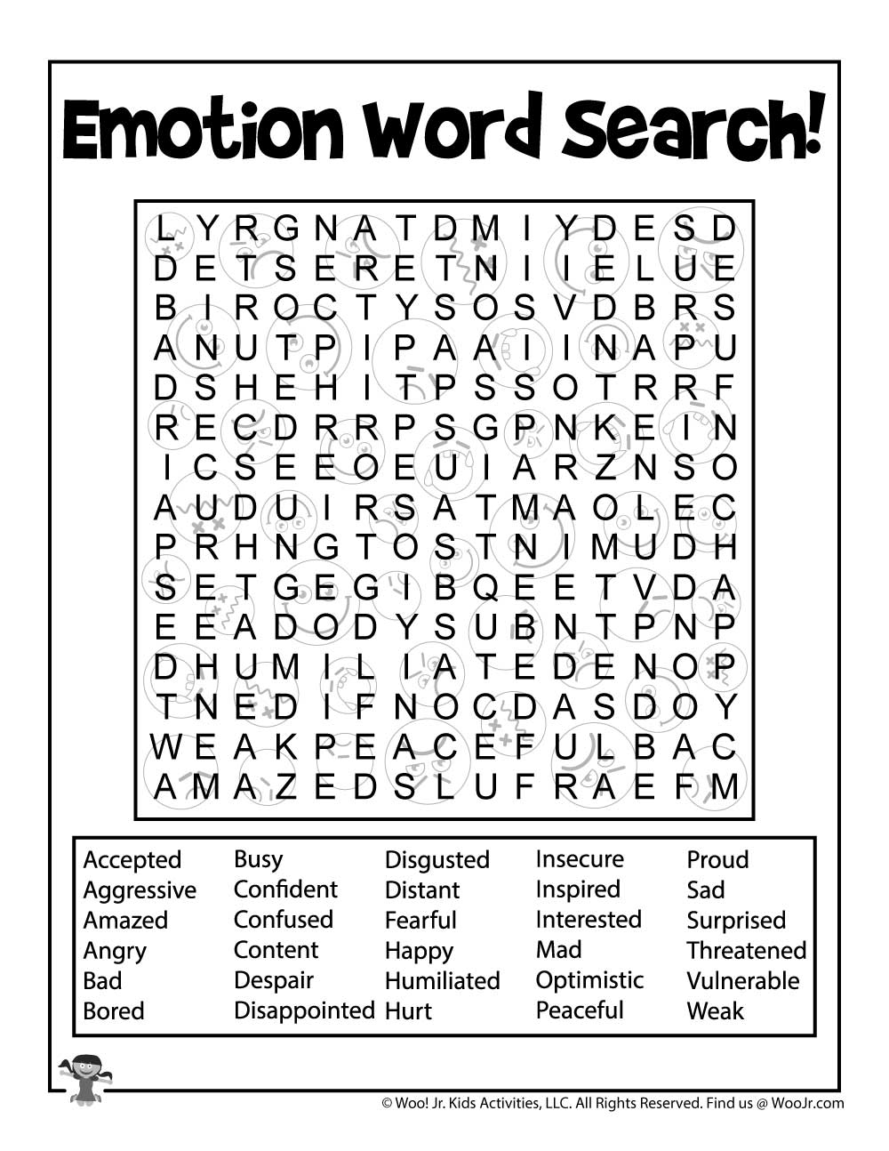 Helping Kids Identify Emotions Worksheets Woo Jr Kids 