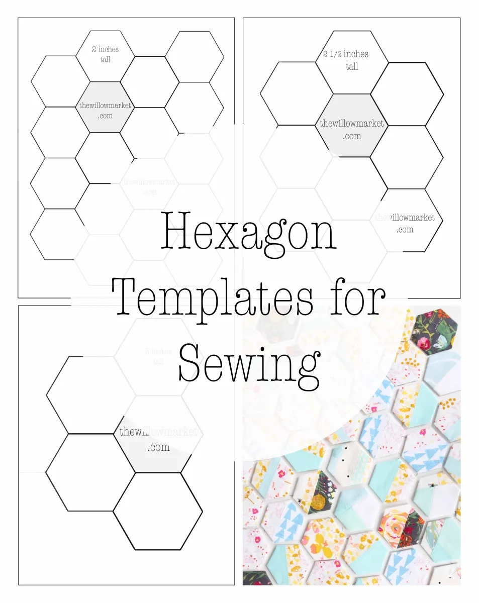 Hexagon Template Printable Free