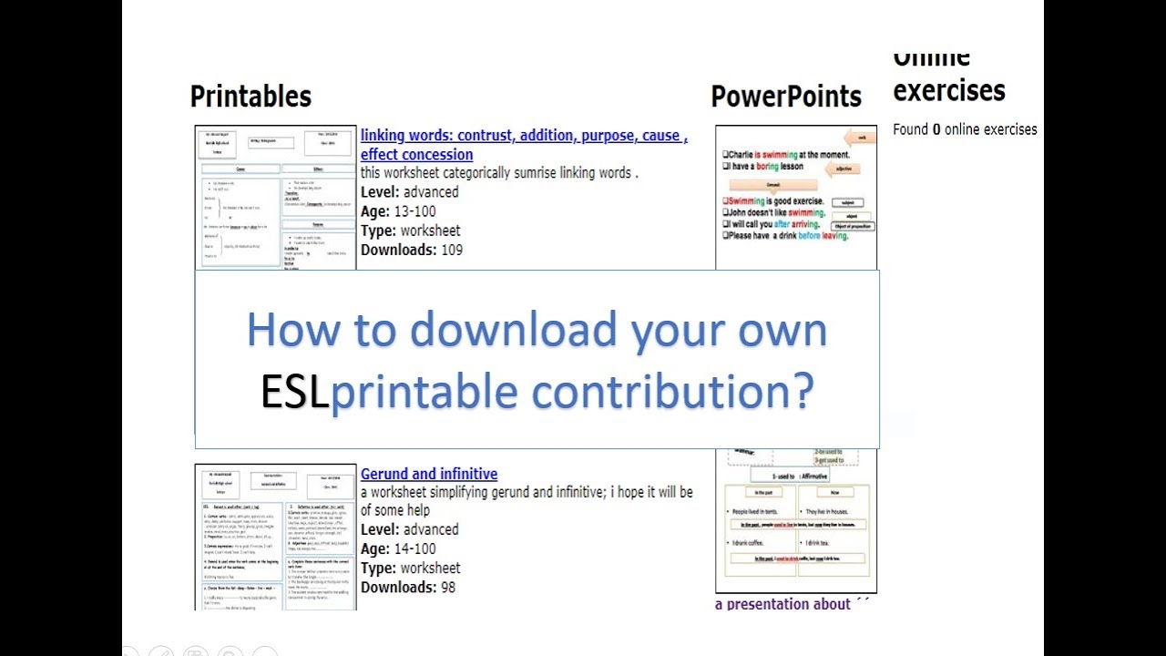 How To Download Your Worksheet In Eslprintable