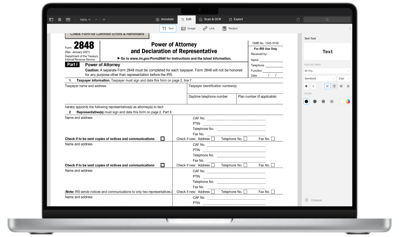 How To Fill Out IRS 2848 Form PDF 2024 2025 PDF Expert