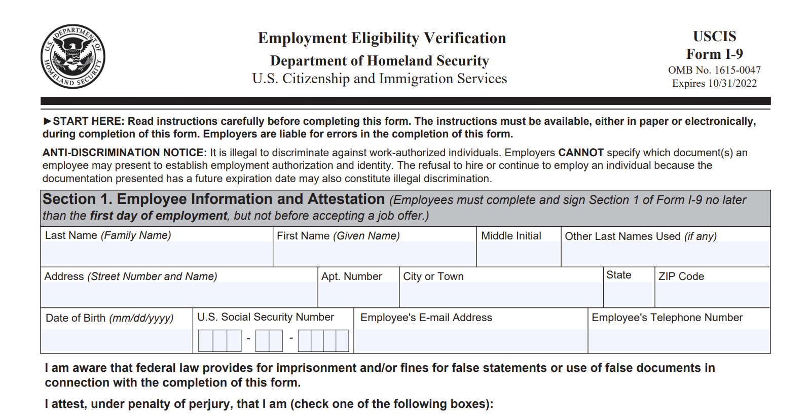 I 9 Form What Is It 7shifts