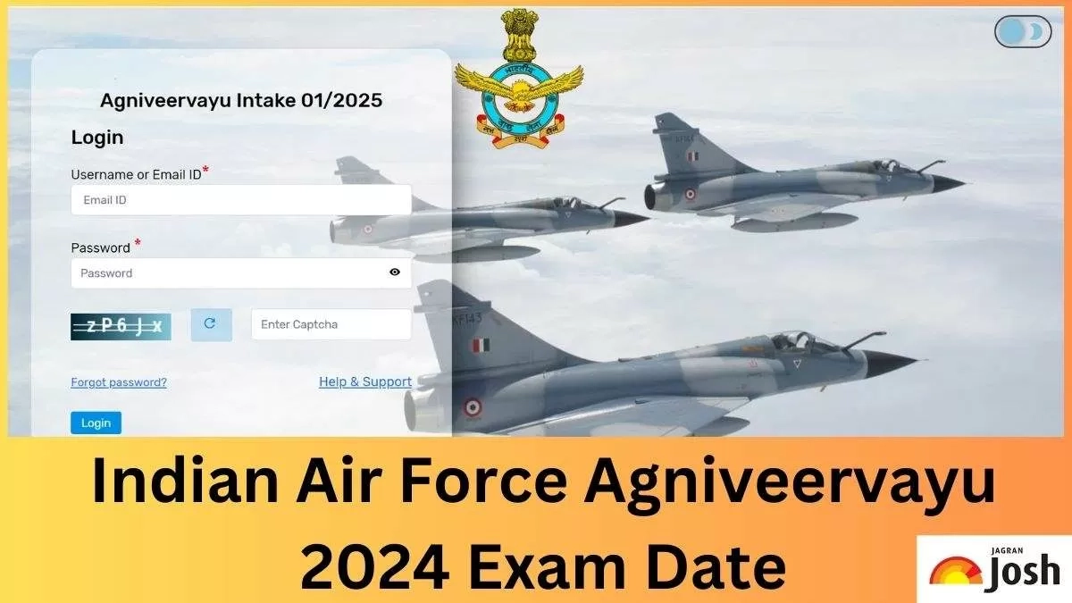 IAF Agniveer Vayu 2024 Exam Date OUT At Agnipathvayu cdac in 