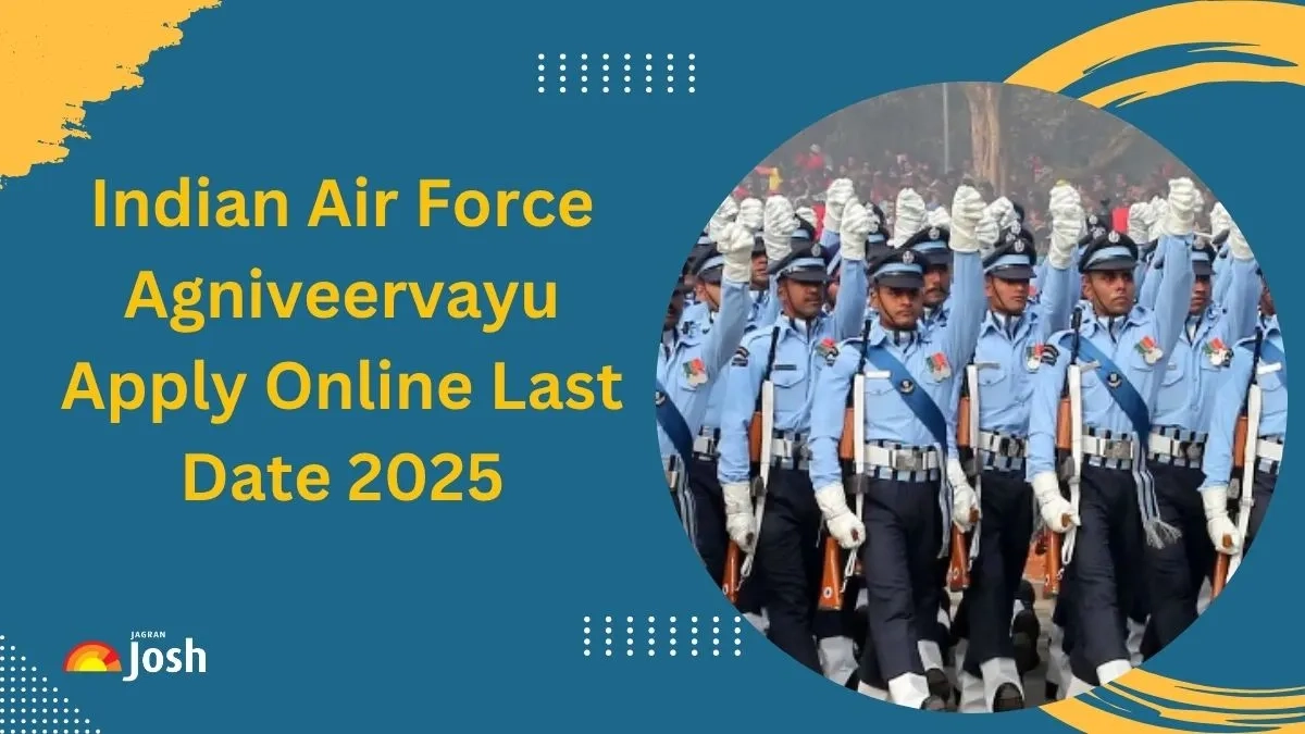 Indian Air Force Agniveer Vayu Recruitment 2025 Last Day To Apply 