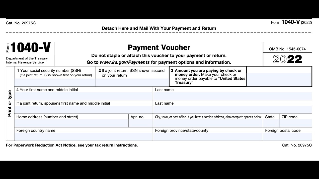 IRS Form 1040 V Walkthrough ARCHIVED COPY READ COMMENTS ONLY