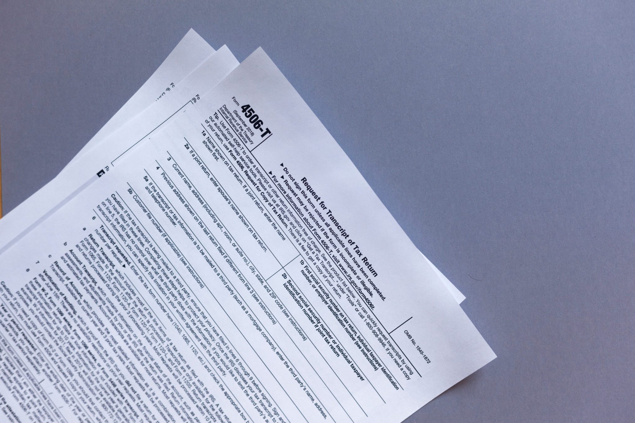 Irs Form 4506-T 2022