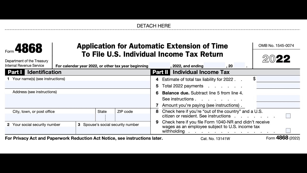 Irs Form Extension To File 1040