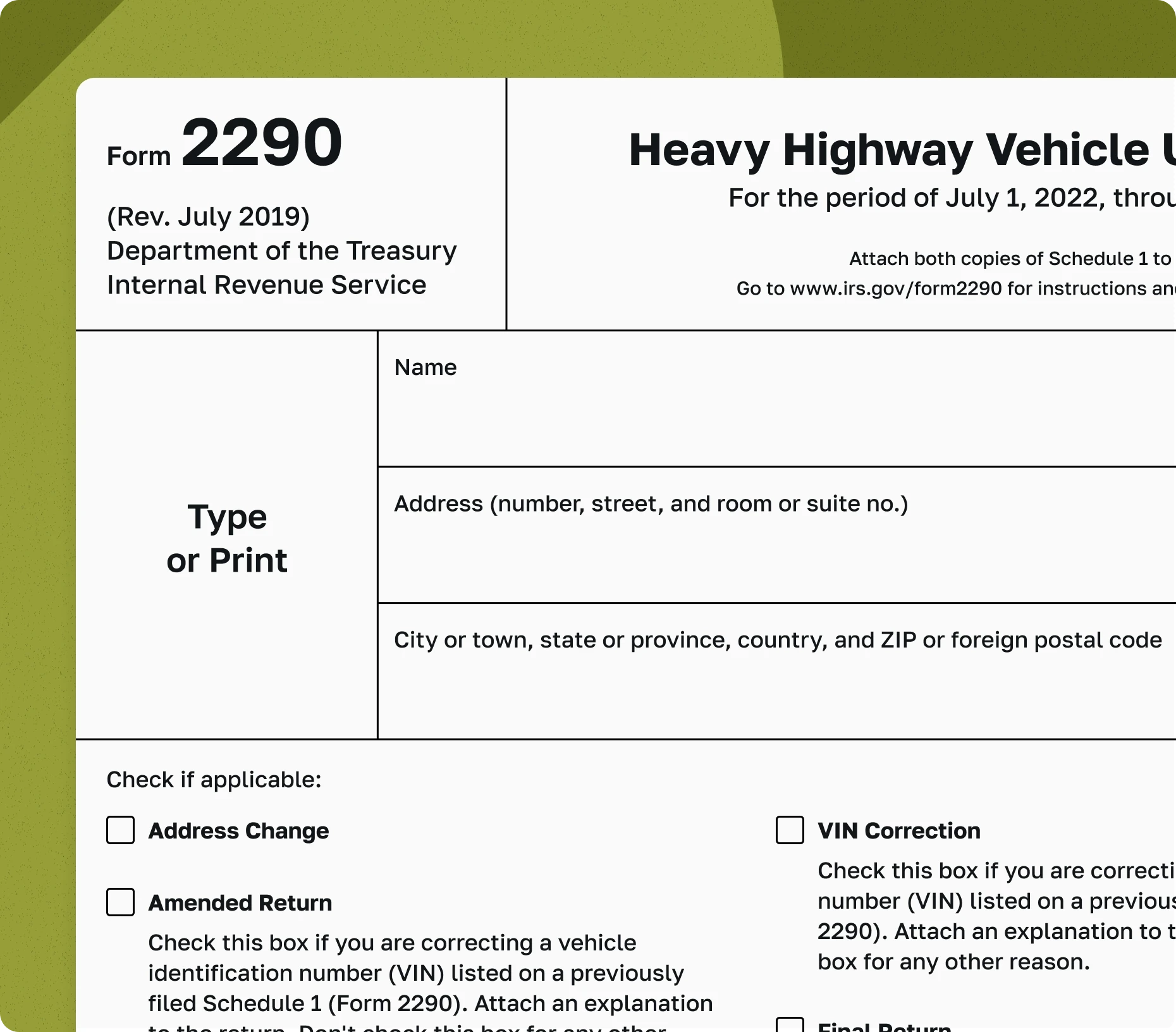 How To File 2290 Forms
