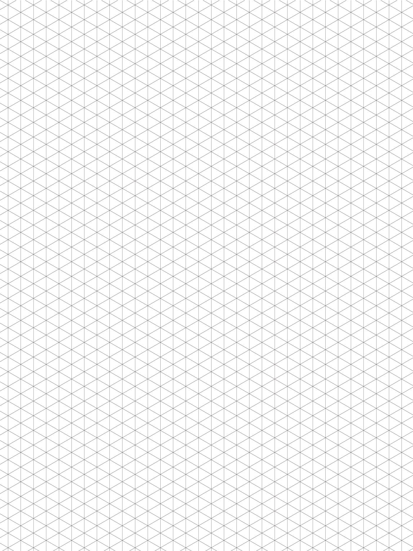 Free Printable Isometric Drawing Paper