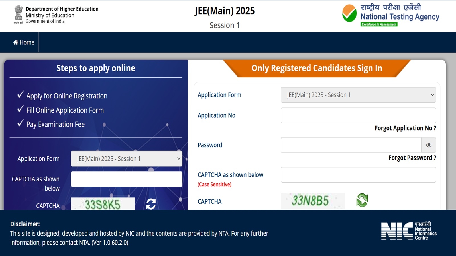 JEE Main 2025 Registration LIVE Updates JEE Mains 2025 Last Date 