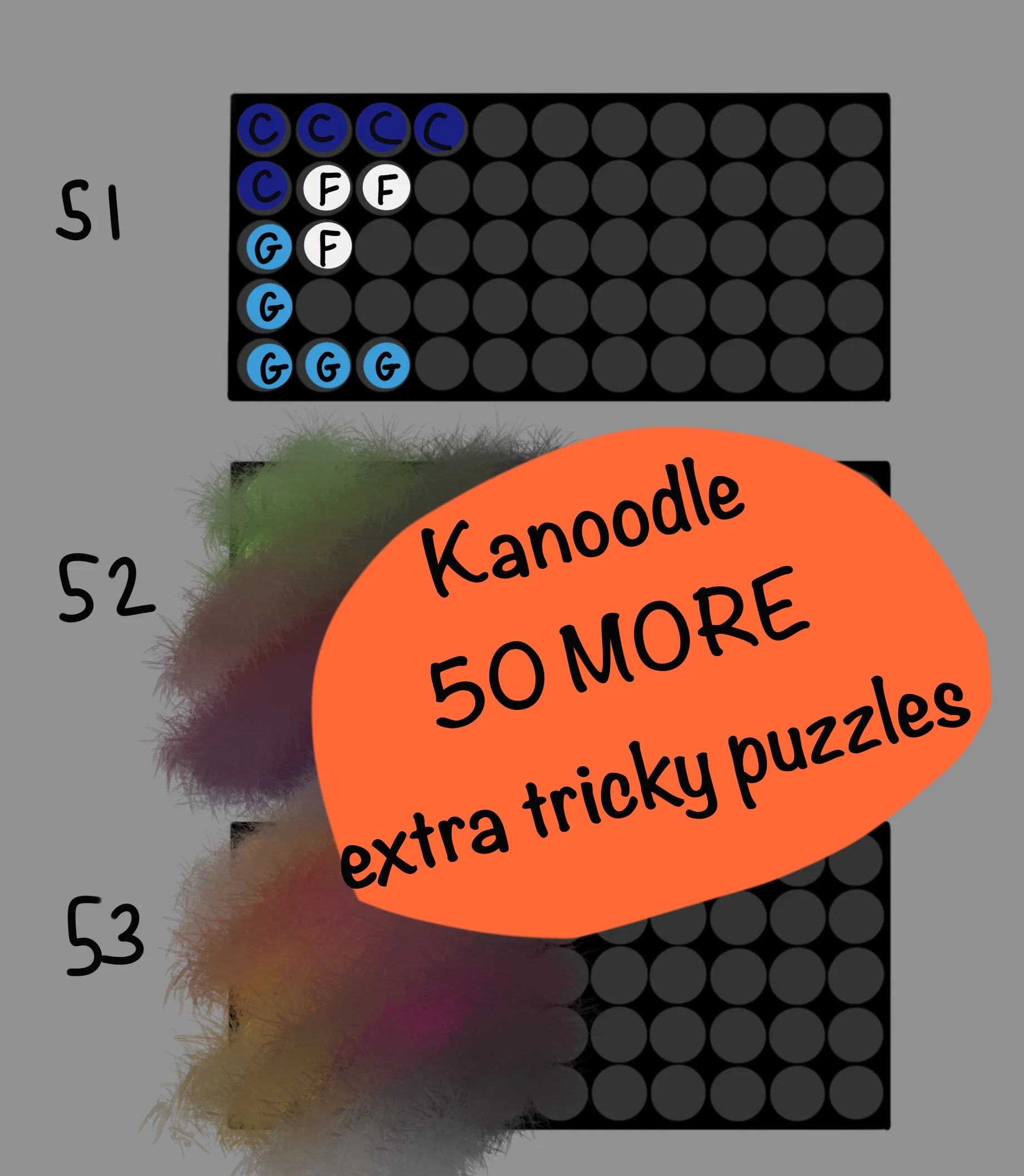 Kanoodle Puzzle 50 MORE Adult level Brain Teasers digital 
