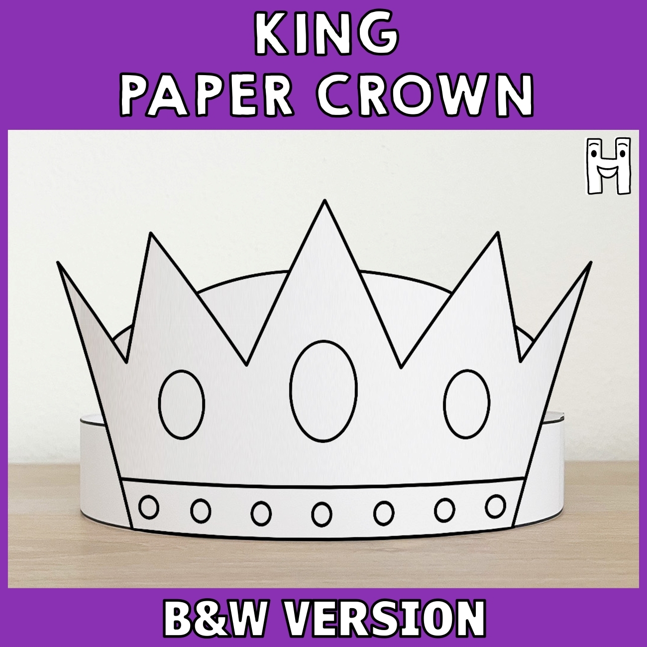 Printable Crown Template For King