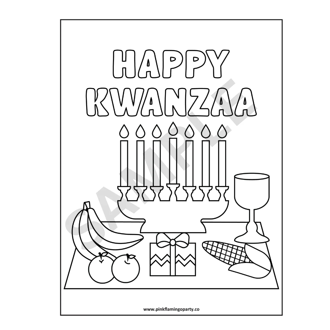 Kwanzaa Coloring Pages Printable
