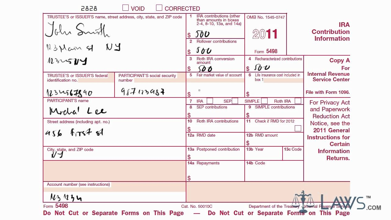 What Is A Form 5498